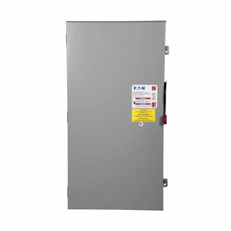 SK0487443-US20260702-105043-0 Eaton DH365FRK K Series Heavy Duty Fusible Rainproof Safety Switch, 600 VAC, 400 A, 250 hp, 350 hp, TPST Contact, 3 Poles - Image 1