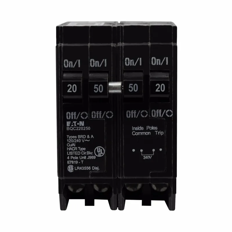 Eaton BQC220250 1 Inch CTL Class Type BQC Plug-On Circuit Breaker