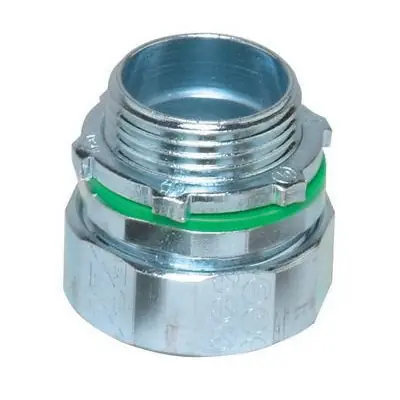 Remke LMM-21 Liqua-Seal Connector, Straight, 3/4 in NPT, Zinc Plated Steel