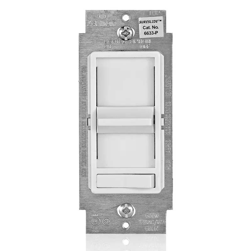 SK0487623-US20260702-105043-0 Leviton 6633-PLW 3-Way Slide Dimmer 600W 120 Volt AC 60Hz Replacement MPN - Image 1