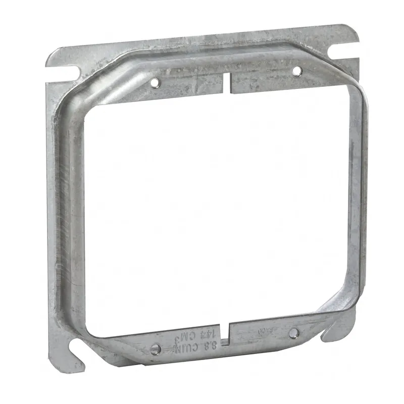 SK0487648-US20260702-105043-0 Hubbell 779 RACO 4SQ Mud Ring Two Device - Raised 3/4 - Image 1