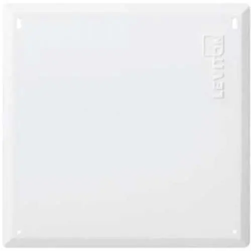 Leviton 47605-14B Structured Media 14Flush Mount Cover Only, Metal, White