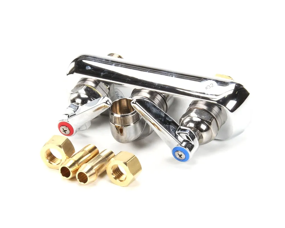 T&S Brass B-1115-LN Faucet, Wall Mount - 4 inches Center