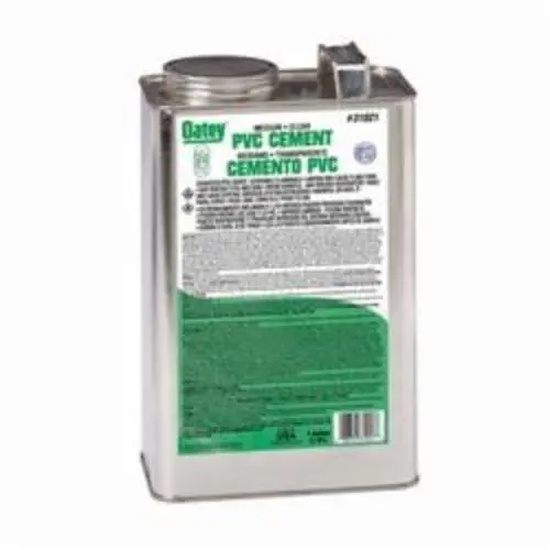 Oatey 31021 Medium Body PVC Cement 1 gal Container Clear