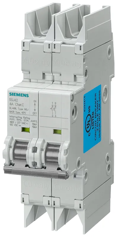 SK0487906-US20260702-105043-0 Siemens 5SJ4211-7HG42 5SJ4 MCB, 2P - Image 1
