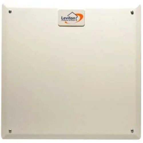 Leviton 47605-14C 14 Structured Media Flush Mount Cover, Metal, White