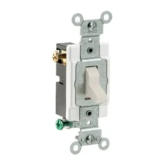 Leviton CS320-2T 3-Way Grounding AC Quiet Toggle Switch 120/277 VAC 20 A