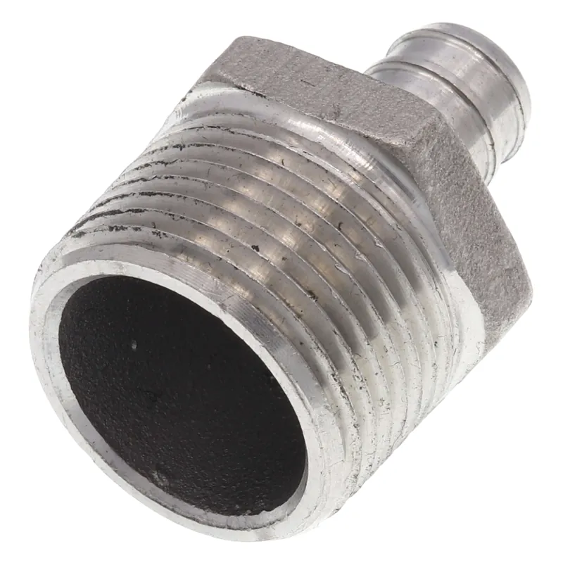 SK0488183-US20260702-105043-0 Boshart SSPEX-MA0507 1/2 PEX x 3/4 NPT Stainless Steel Male Adapter - Image 1