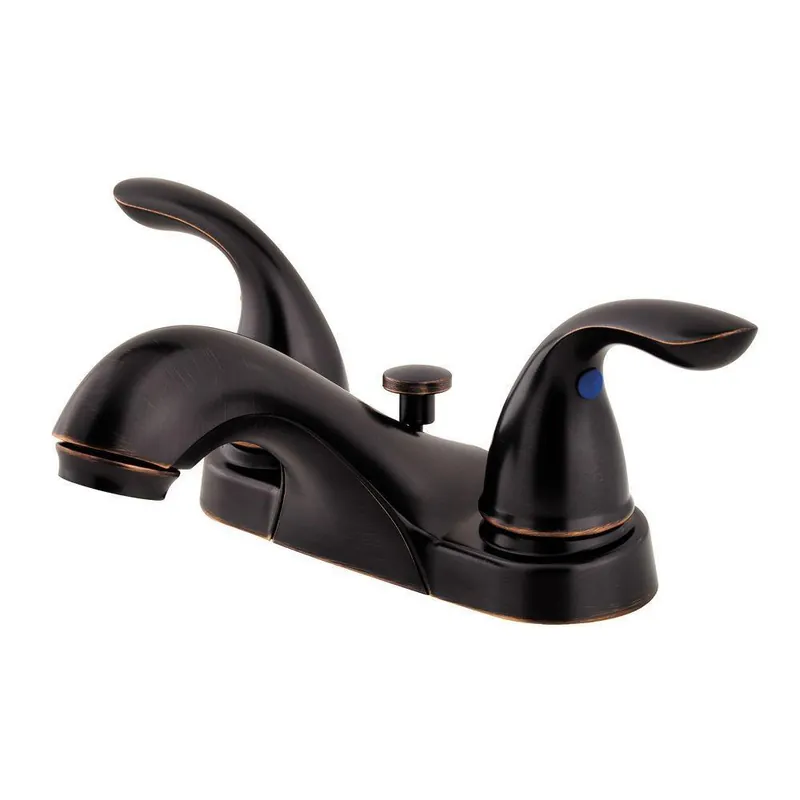 Pfister LG143-610Y Pfirst Series 2 Handle Centerset Bathroom Faucet 1.2 gpm