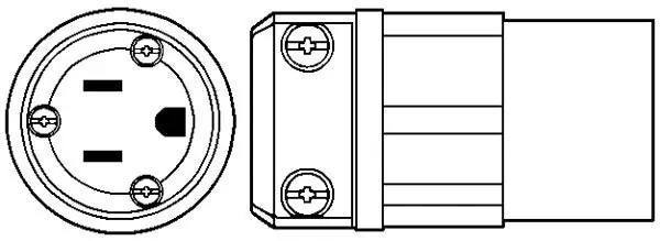 SK0488308-US20260702-105043-0 Ericson Manufacturing 1610-CG 15A, 125V Thermoplastic Wetguard Connector - Image 1