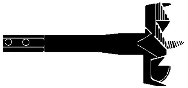 Lenox 1787602 Self-Feed Small Pilot Lead Screw, For Use With 1 to 1-3/8 in Bi-Metal Self-Feed Bits