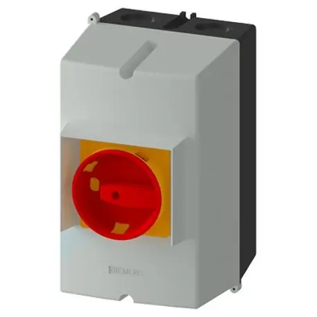 Siemens 3RV1923-1GA01 Enclosure 72 mm W NEMA IP65 Cast Aluminum