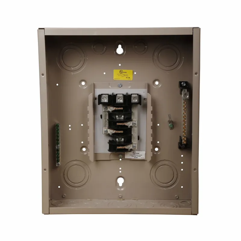 EATON CH12L3125B Type CH Three-Phase Main Lug Load Center, 12 Space/12 Circuit, 120/240 VAC, 125 Amp, NEMA 1