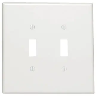 Leviton 88109 Oversized Toggle Switch Wallplate 2 Gang