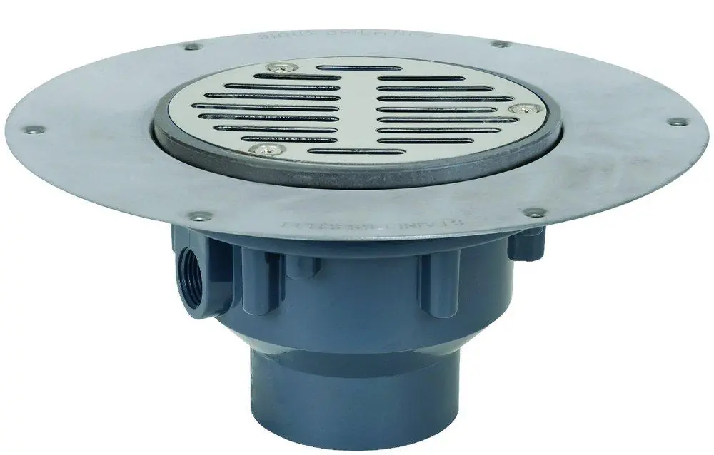 SK0488843-US20260702-105043-0 Sioux Chief 822-2PS Halo Drain 2 in Inside Caulk Plastic Floor Drain - Image 1