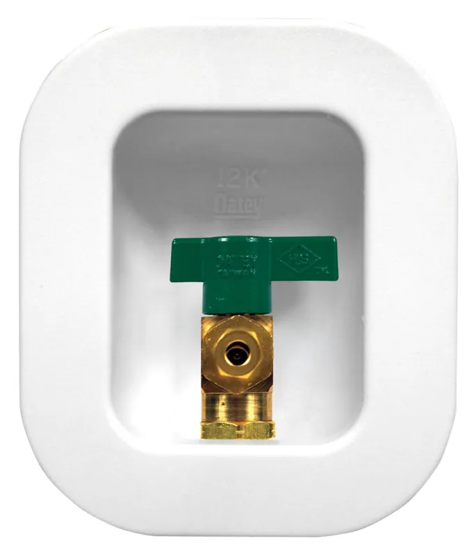 Oatey 39134 Ice Maker Outlet Box 1/4 Turn 3-1/4 x 2-1/2 x 4