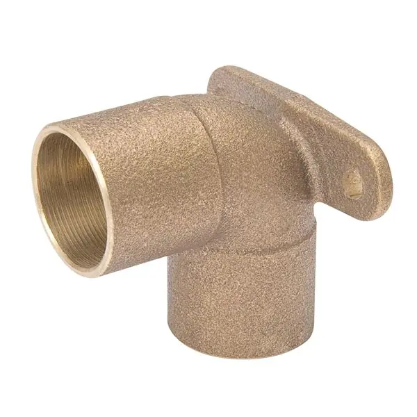 SK0488967-US20260702-105043-0 Mueller A02508NL Streamline Drop-Ear 90 deg Elbow, 1/2 in, C x C, Bronze - Image 1