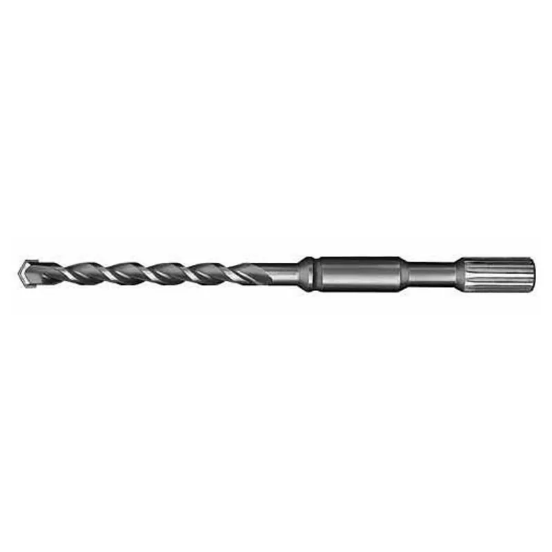 SK0488985-US20260702-105043-0 Milwaukee 48-20-4100 2-Cutter Rotary Hammer Drill Bit, 1 in Drill Bit, 3/4 in Spline Shank, 10 in D Cutting, Carbide Cutting Edge, 16 in OAL - Image 1