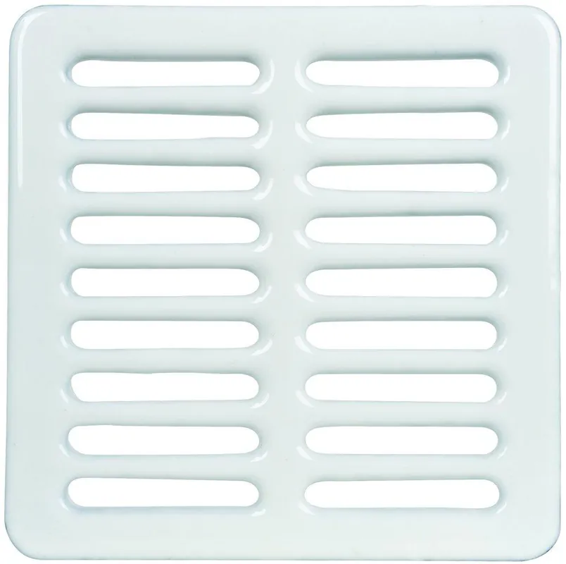 Sioux Chief 861-5I Cast Iron Arc Full Grate 12 Inch x 12 Inch