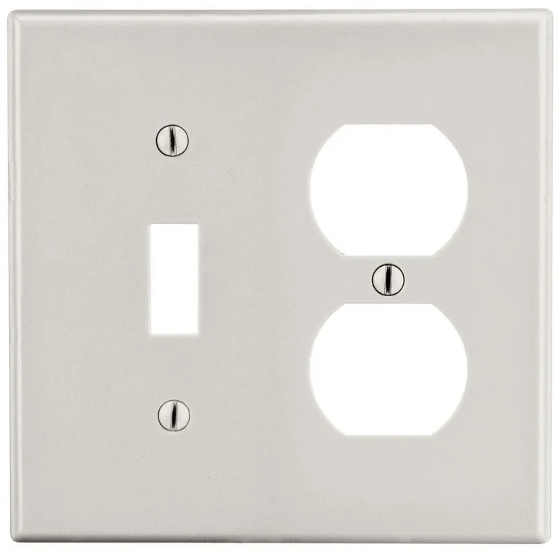 SK0489380-US20260702-105043-0 Hubbell P18LA Wiring Device-Kellems Wallplate 2-Gangs Replacement MPN - Image 1