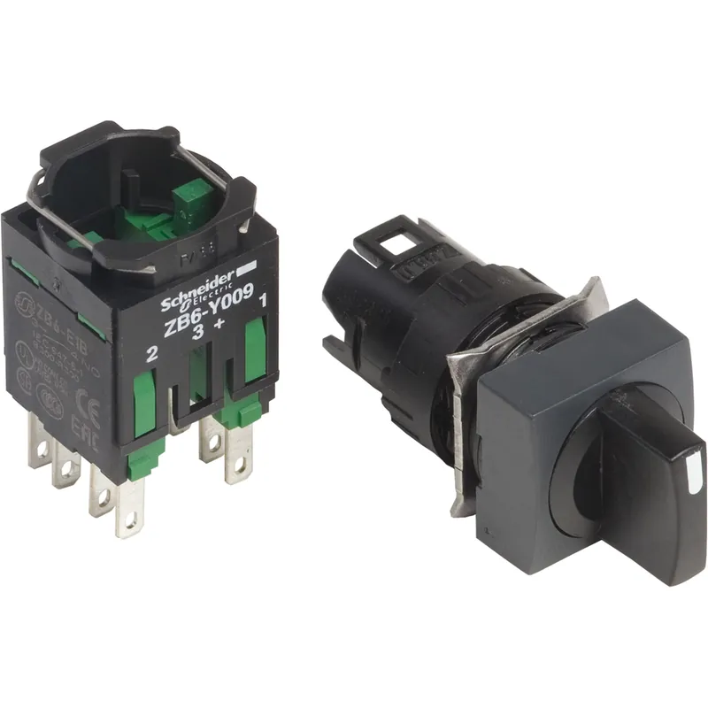 SK0489426-US20260702-105043-0 Schneider Electric XB6CD253B Non-Illuminated Selector Switch 1.5 Amp 240 VAC - Image 1