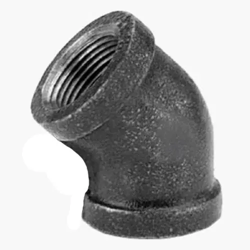 SK0489434-US20260702-105043-0 B&K 520-203 45 Deg Pipe Elbow 1/2 In NPT 150 lb Malleable Iron - Image 1