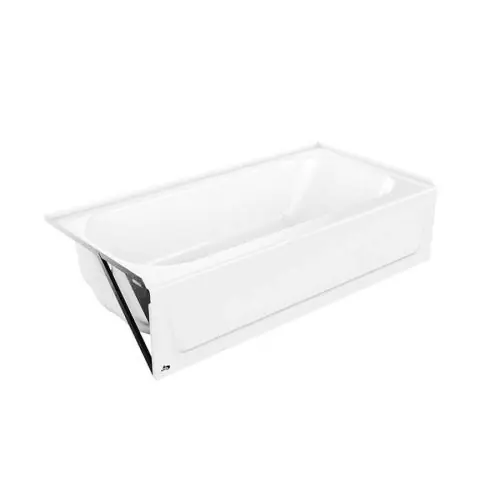 SK0489511-US20260702-105043-0 Bootz Industries 011-7201-00 Cast 60 inch L x 30 inch W x 14-1/4 inch D Steel Professional Bathtub, Porcelain - Image 1