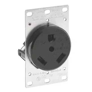 SK0489576-US20260702-105043-0 Leviton 7313 Straight Blade Receptacle 125 Volt 30 Amp 2 Pole 3 Wire NEMA TT-30R - Image 1