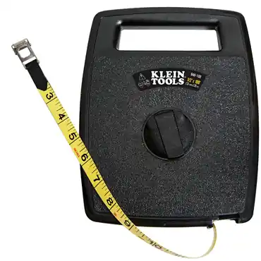 SK0489633-US20260702-105043-0 Klein Tools 946-100 Woven Fiberglass Tape with Case, 100-Foot - Image 1