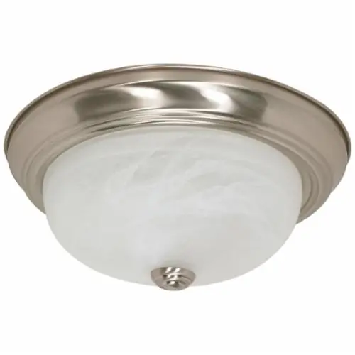 SK0489783-US20260702-105043-0 SATCO 60/198 NUVO Flush Mount Lighting 2 A19 Incandescent Lamp 120 VAC - Image 1