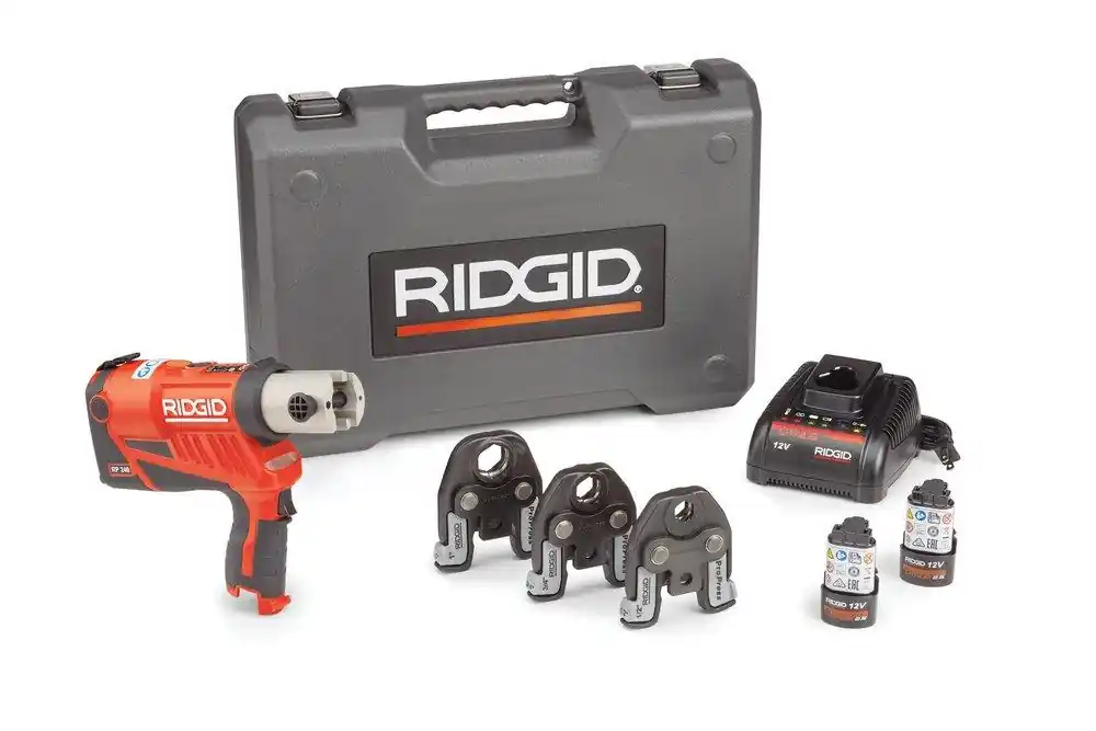 SK0489896-US20260702-105043-0 RIDGID 57403 ProPress RP 240 Press Tool Kit with 1/2 - 1 in. Jaws - Image 1