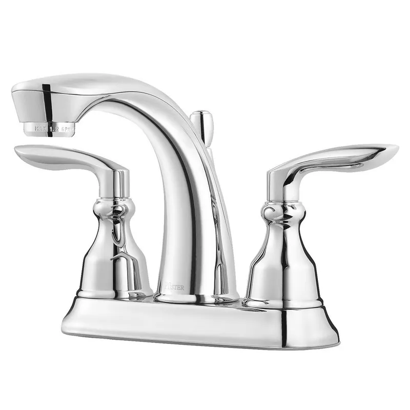 Pfister LG48CB1C Avalon 2 Handle Centerset Bathroom Sink Faucet with Pop-Up Drain, Polished Chrome