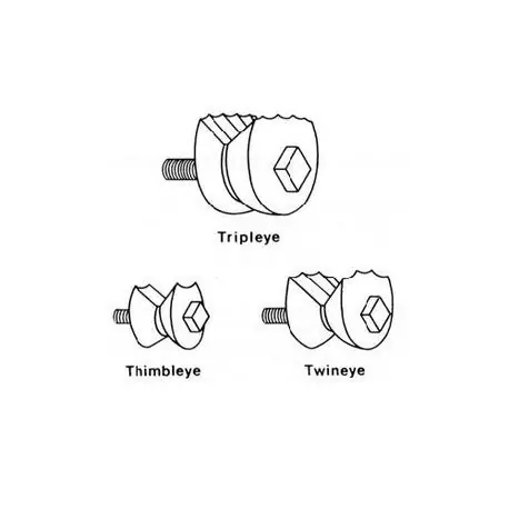 Line Hardware RBC100 Anchor Rod Bonding Clamp High Strength Aluminum Alloy 1/2 Inch