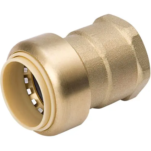 SK0490238-US20260702-105043-0 Mueller 630-205 ProLine Standard Female Adapter, 1 in, Push-Fit x FNPT - Image 1