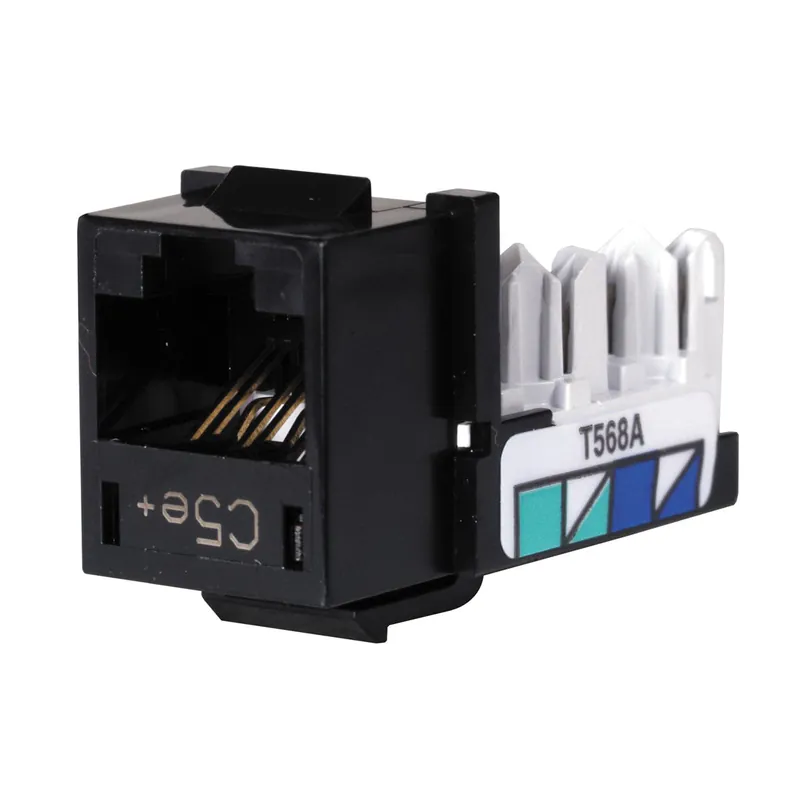 SK0490326-US20260702-105043-0 Hubbell HXJ5EBK HUBBELL JACK, HXJ, Cat5E, 8POS, UN - Image 1