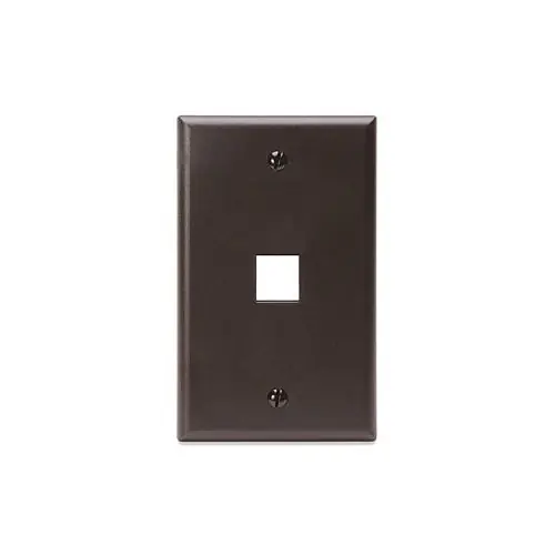 SK0490499-US20260702-105043-0 Leviton 41080-1BP QuickPort 1-Socket Faceplate - Image 1