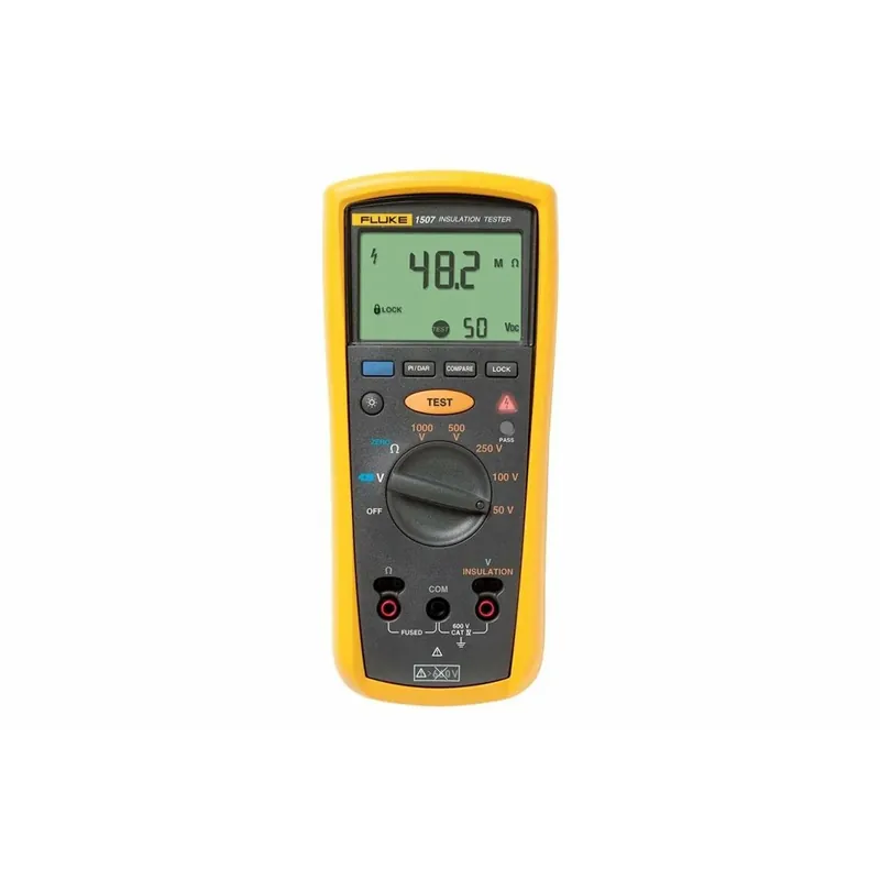 Fluke FLUKE-1507 Insulation Tester 600 VAC/VDC 8 in L x 4 in W x 2 in H
