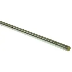 Metallics TRS9/6B 1/2-13 X 6 Threaded Rod Zinc