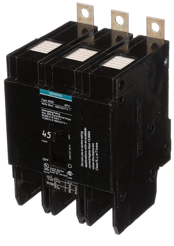 SK0490787-US20260702-105043-0 Siemens BQD345 Circuit Breaker 45 Amp 480 VAC 14 kA - Image 1