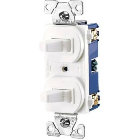 EATON 275W-BOX EATON Arrow Hart 275W-SP-L 3-Way Duplex Toggle Combination Switch 15 A at 120 VAC 1 Poles