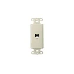SK0490842-US20260702-105043-0 Leviton 40649-T Decora Insert, 6P4C, Light Almond - Image 1