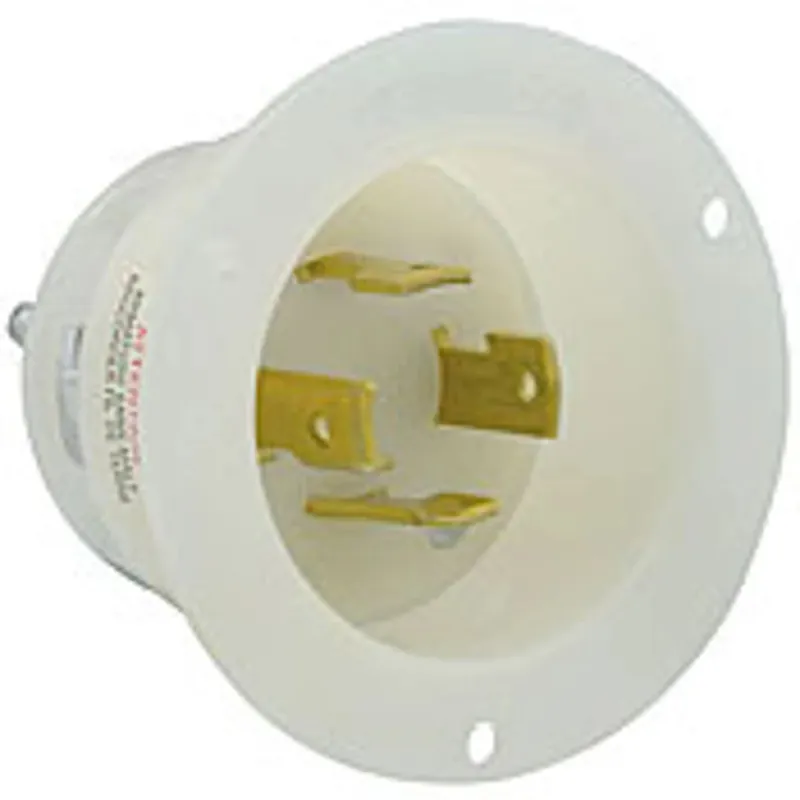 Leviton 2735 Locking Flanged Inlet 30 Amp 480 Volt