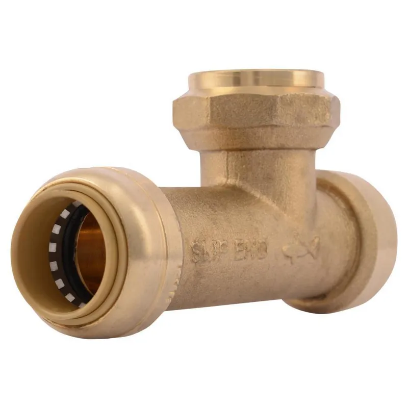 SK0491272-US20260702-105043-0 SharkBite U3486LF 3/4 in. Push x FNPT Press Brass Tee - Image 1