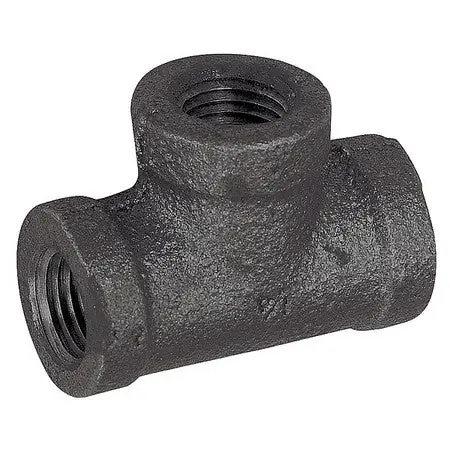 SK0491296-US20260702-105043-0 B&K 520-605 Pipe Tee, 1 in, NPT, 150 lb, Malleable Iron, Black Oxide - Image 1