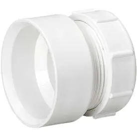 SK0491309-US20260702-105043-0 Mueller 06393 Streamline Trap Adapter 1-1/2 In Spigot x Slip Joint SCH 40/STD PVC - Image 1