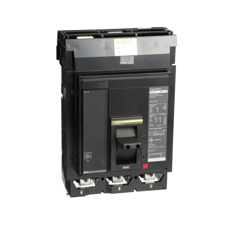 SK0491400-US20260702-105043-0 Square D MGA36600 3-Pole 600 Amp 600 Volt Molded Case Circuit Breaker - Image 1