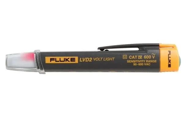 SK0491419-US20260702-105043-0 Fluke LVD2 Volt Light Voltage Detector, 90 to 600 VAC, Visual Indicator, CAT IV 600 VAC - Image 1
