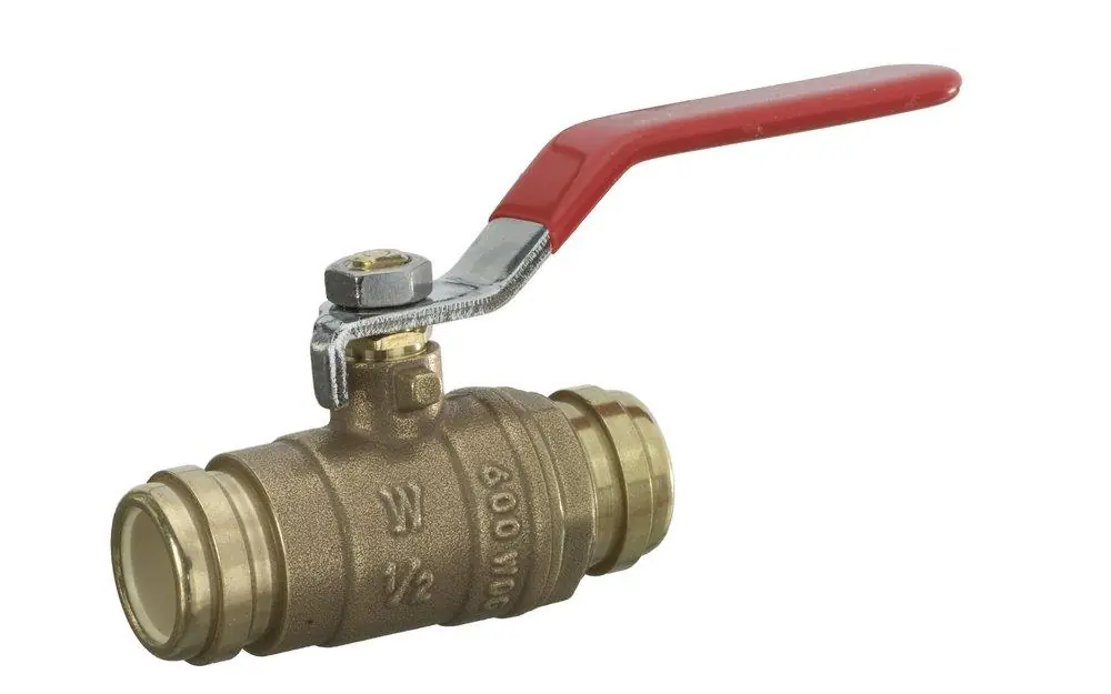Sioux Chief 648-CG7FP 648 Series 2 Inch Brass Full Port Solvent Weld 600# Ball Valve