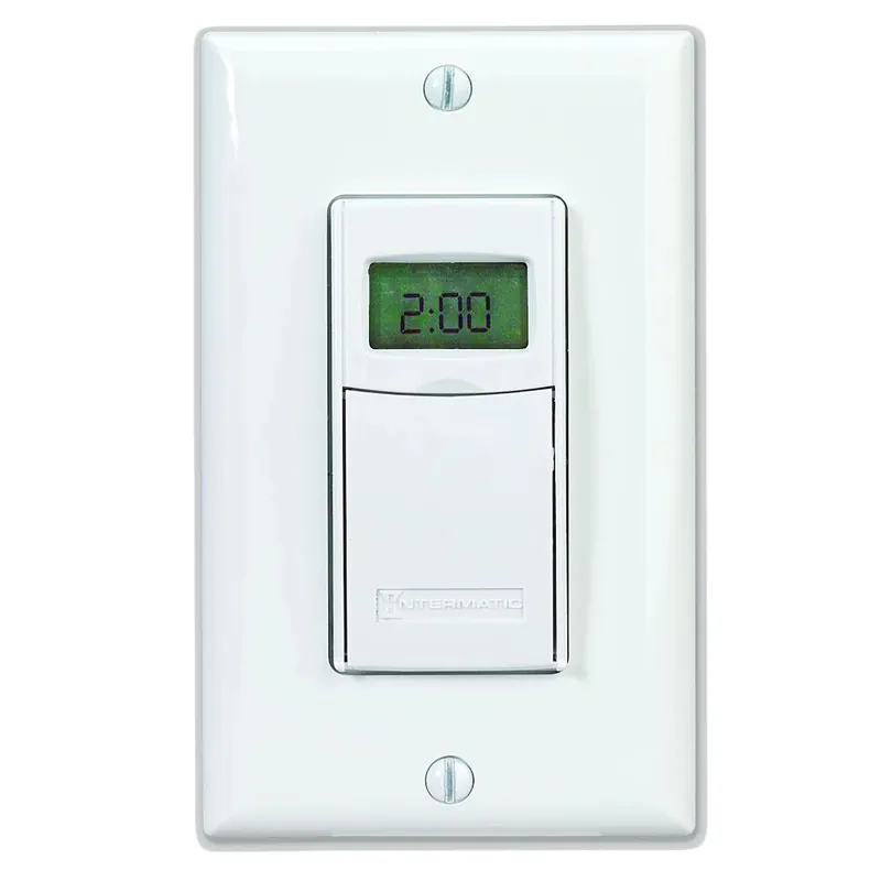 SK0491949-US20260702-105043-0 Intermatic ST01A Digital Heavy Duty In-Wall Timer, 7 Days Setting, 120/277 VAC, 1 hp, 3-Way/SP Contact, 1 Pole - Image 1