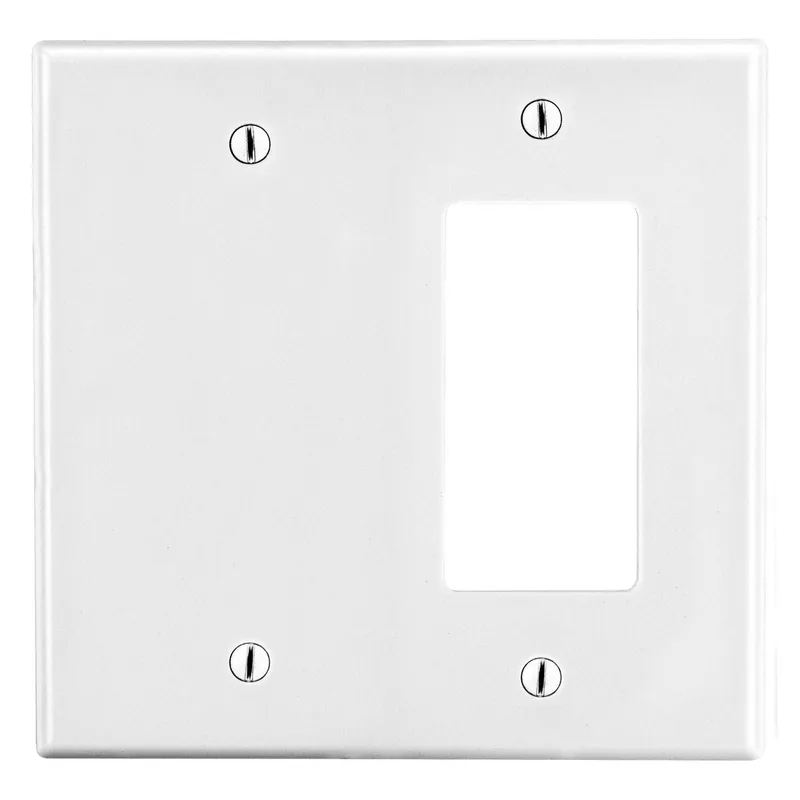 SK0491990-US20260702-105043-0 Hubbell P1326W Wallplate 2-Gangs Blank White - Image 1